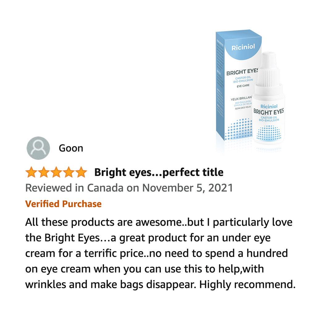 All these products are awesome..but I particularly love the Bright Eyes…a great product for an under eye cream for a terrific price..no need to spend a hundred on eye cream when you can use this to help,with wrinkles and make bags disappear. Highly recommend.