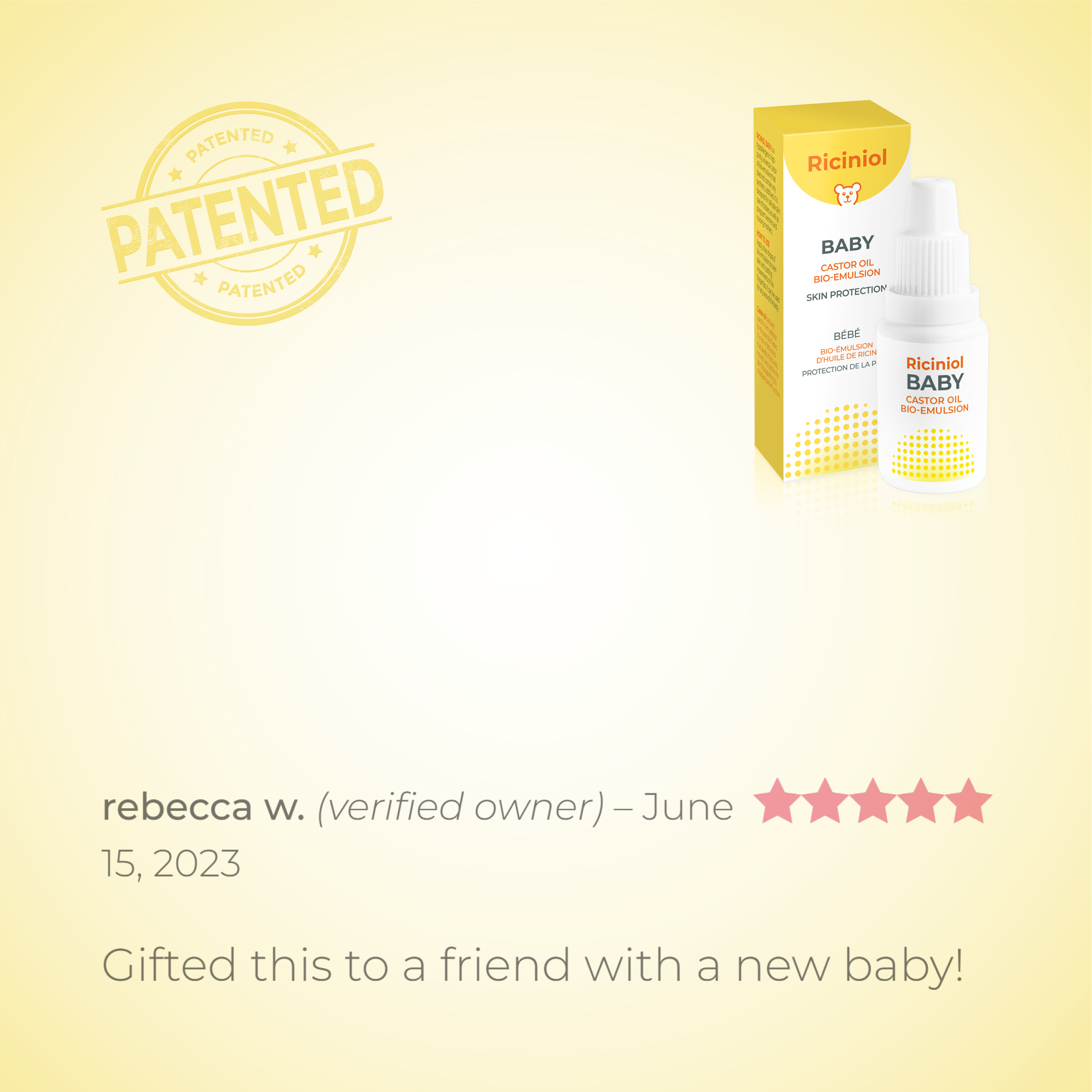 Riciniol Baby by Rebecca Gifted this to a friend with a new baby!