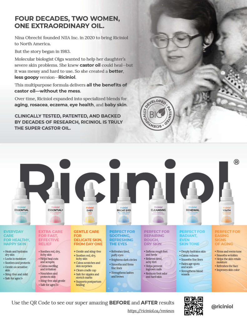 Riciniol - the super castor oil - story